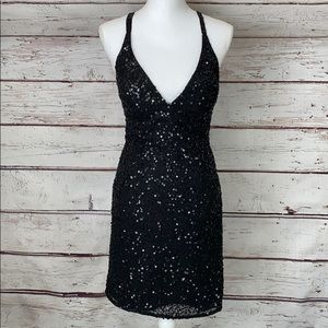 Jump Apparel Black Sequin Dress 5/6